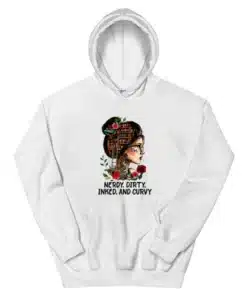 Nerdy Dirty Inked and Curvy Vintage Hoodie