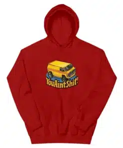 You Ain't Shit Yellow Van Vintage 70s Hoodie