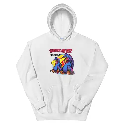 1970s Vultures Patience My Ass I'm Gonna Kill Something Hoodie