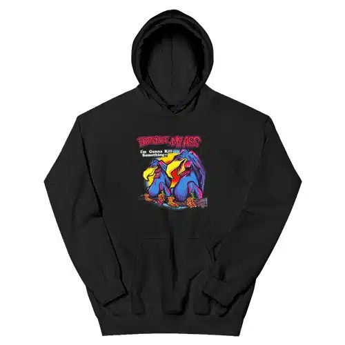 1970s Vultures Patience My Ass I'm Gonna Kill Something Hoodie