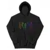 Dancing Skeletons Rainbow Vintage Hoodie