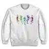 Dancing Skeletons Rainbow Vintage Sweatshirt