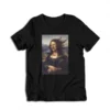 Funny Mona Lisa Wind In Hair T-Shirt