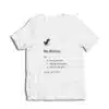 No Bitches Funny Pixelated Dinosaur T-Shirt