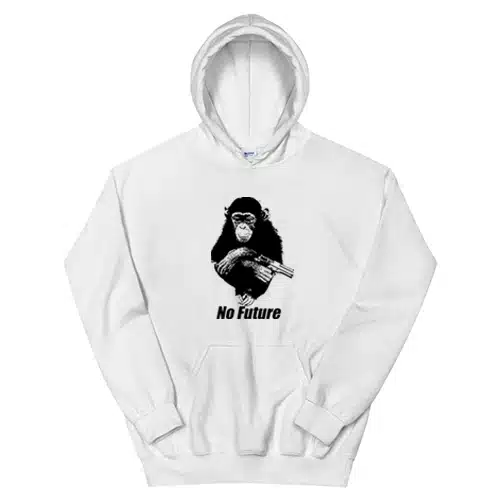 No Future Monkey Hoodie