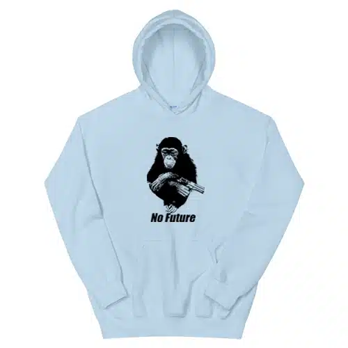 No Future Monkey Hoodie