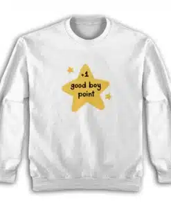 Plus One Good Boy Point Sweatshirt