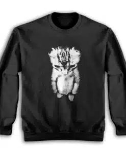Sad Kitten Standing Cat Meme Sweatshirt