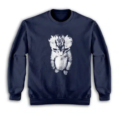 Sad Kitten Standing Cat Meme Sweatshirt