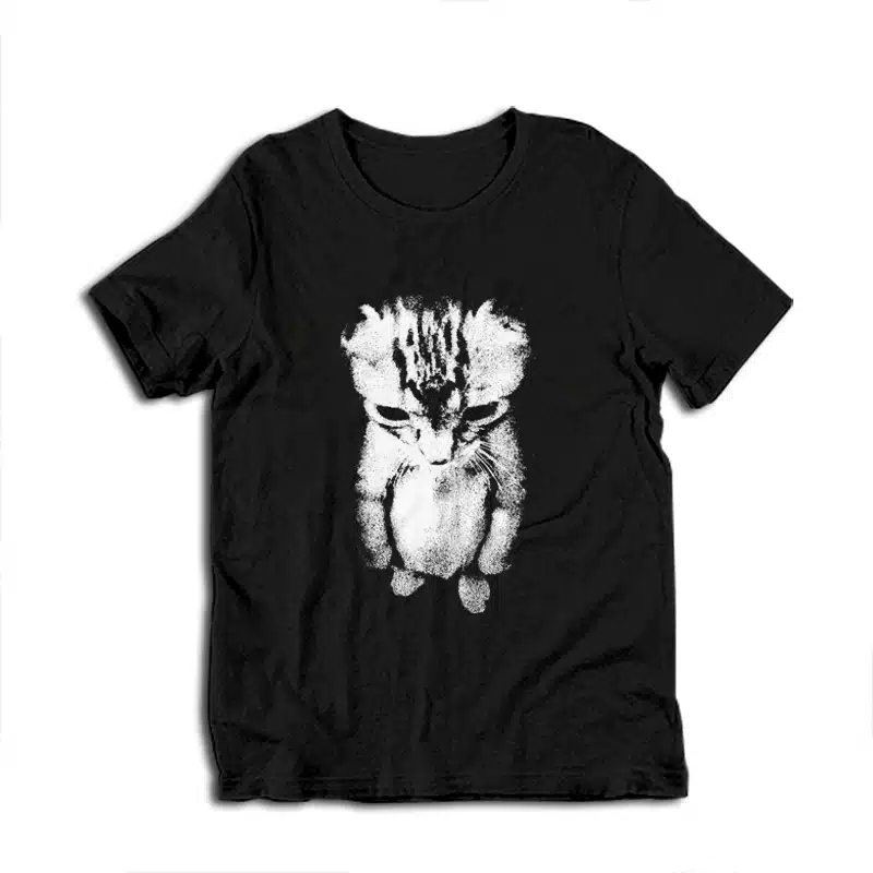Sad Kitten Standing Cat Meme T-Shirt
