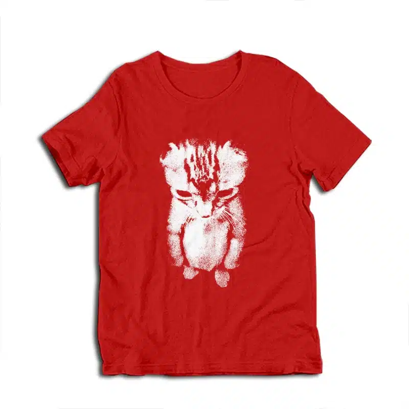 Sad Kitten Standing Cat Meme T-Shirt