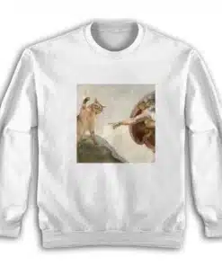 The Creation of Cat Sweatshirt