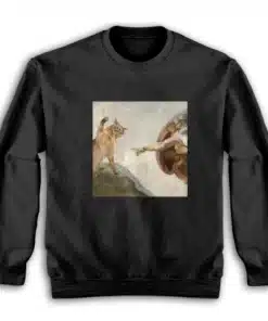 The Creation of Cat Sweatshirt