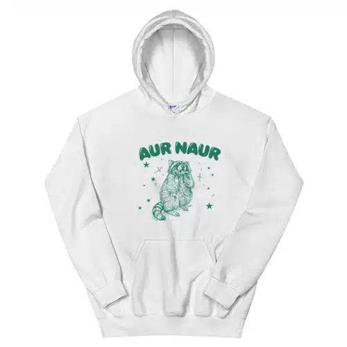 Aur Naur Raccoon Funny Meme Hoodie