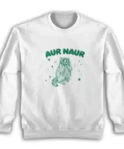 Aur Naur Raccoon Funny Meme Sweatshirt