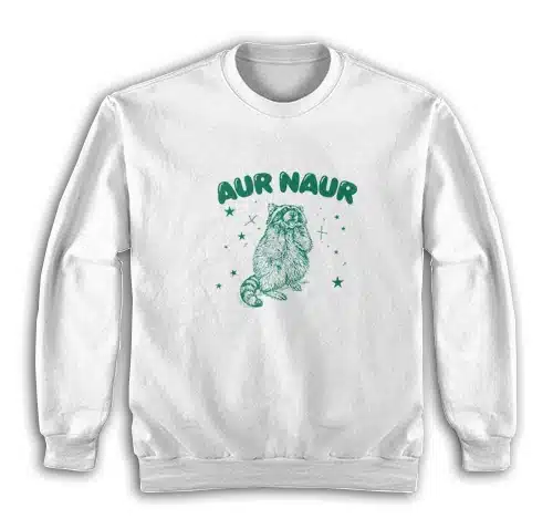 Aur Naur Raccoon Funny Meme Sweatshirt