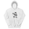 Cat Playing Fish Bone Guitar Hoodie