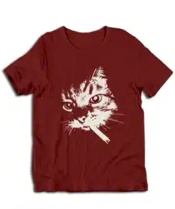 Cat Smoking Cigarette T-Shirt