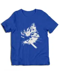 Cat Smoking Cigarette T-Shirt