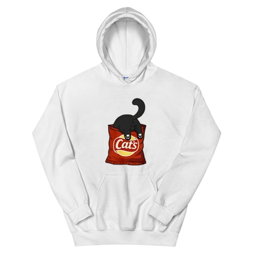 Cats Snack Funny Parody Hoodie