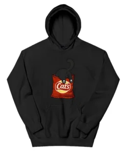 Cats Snack Funny Parody Hoodie