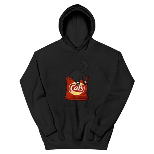Cats Snack Funny Parody Hoodie