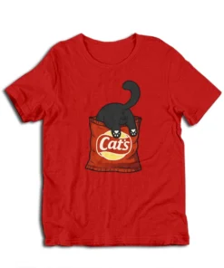 Cats Snack Funny Parody T-Shirt
