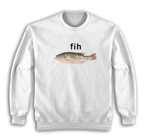 Fih Fish Meme Brain Rot Sweatshirt
