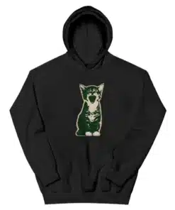 Iconic Yawning Cat Vintage Kitten Hoodie