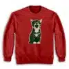 Iconic Yawning Cat Vintage Kitten Sweatshirt