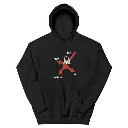 Raccoon Horny Hopeless Hoe Hoodie