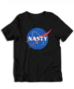 Nasty Nasa Logo Parody T-Shirt