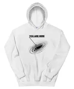 You Are Here Milky Way Galaxy Hoodie