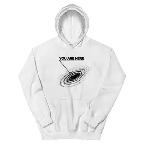 You Are Here Milky Way Galaxy Hoodie